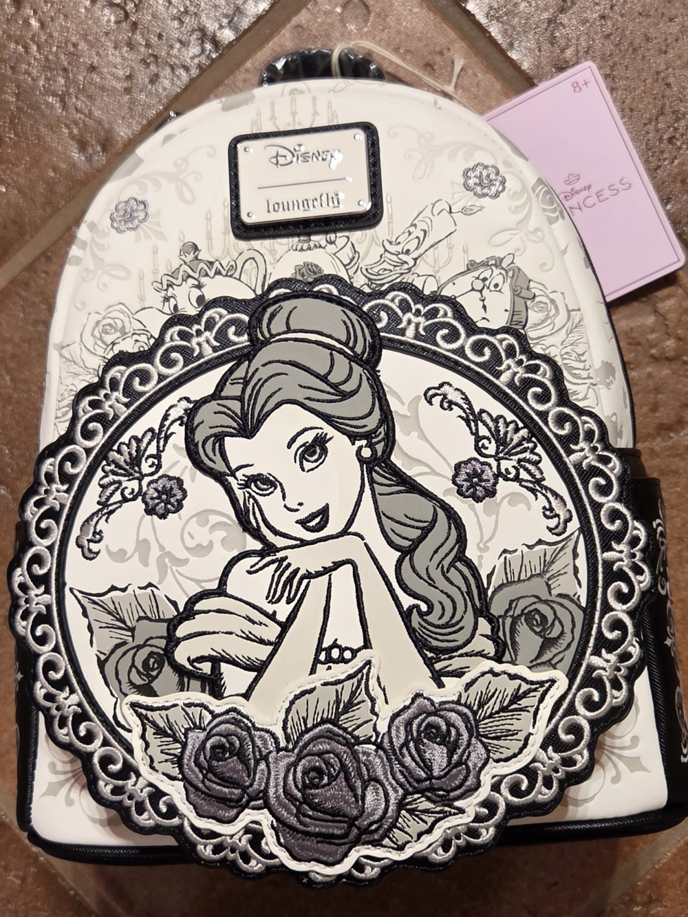 Loungefly Disney Beauty and the Beast Belle Sketch Mini Backpack